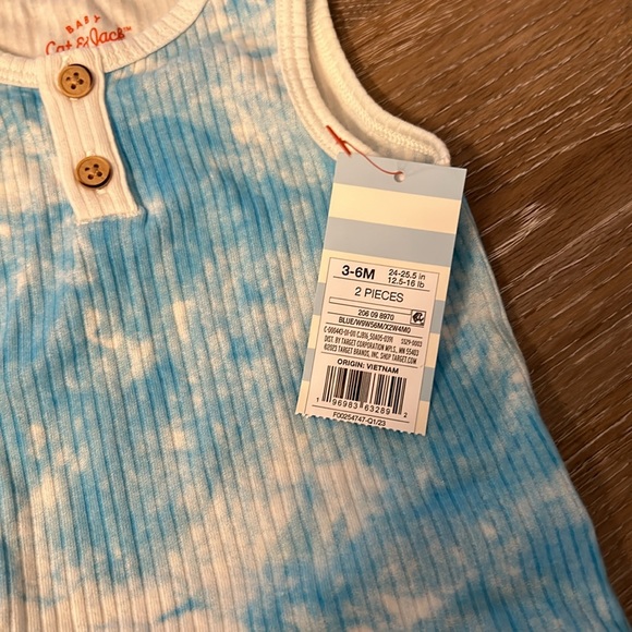 Cat & Jack 3-6 month summer set NWT B35 - Picture 2 of 4
